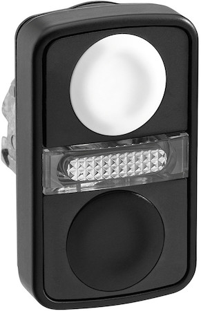 Schneider Electric ГОЛОВКА КНОПКИ ДВОЙНАЯ БЕЗ МАРКИР + LED ZB4BW7A17207