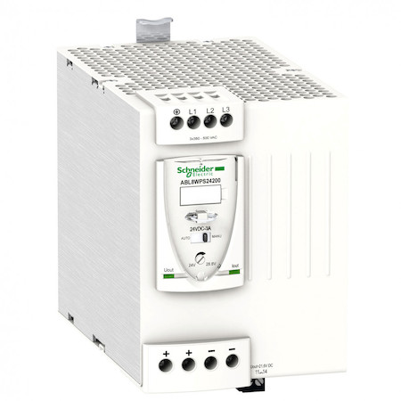 Schneider Electric ABL8WPS24200 БЛОК ПИТАНИЯ УНИВЕРСАЛ 3-ФАЗНЫЙ 24В 20A