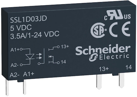 Schneider Electric ТВЕРДОТЕЛЬНОЕ РЕЛЕ, 1 ФАЗА, 3,5 А SSL1D03BD