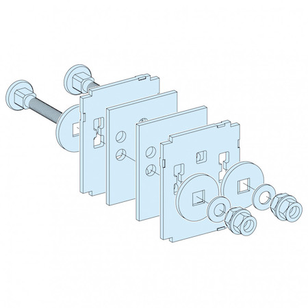 Schneider Electric 04641 ПЕРЕХ.ПЛАСТ.ГОР.СИЛ.ШИН, 80/100 ММ