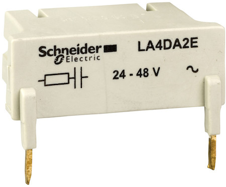 Schneider Electric LA4DA2E RC ОГРАНИЧИТЕЛЬ ПЕРЕНАПРЯЖЕНИЯ 24…48V 50/60Hz