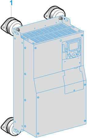 Schneider Electric VW3A9654 Комплект DNV для ATV61/71 690В Размер 8