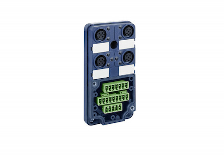 Schneider Electric ABE9C1241M КЛЕММ БЛОК ПАССИВ IP67 4 КАНАЛ M12 СВТД