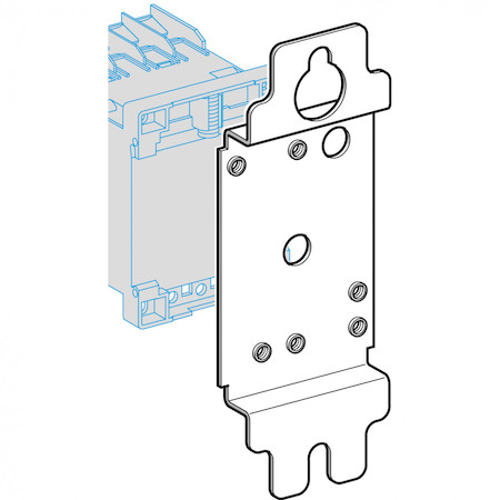 Schneider Electric DX1AP25 МОНТАЖНАЯ ПЛАТА DX1 120X45X57 для TESYS