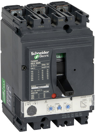 Schneider Electric LV430988 3П3Т АВТОМАТИЧЕСКИЙ ВЫКЛЮЧАТЕЛЬ MIC.2.2M 150A NSX160N