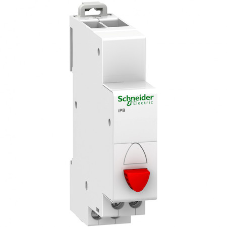 Schneider Electric A9E18031 КНОПКА УПРАВЛЕНИЯ iPB КРАСНАЯ 1НЗ ACTI9