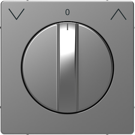 Schneider Electric MTN3875-6036 MERTEN D-Life ЦЕНТРАЛЬН. НАКЛАДКА д/поворот. мех-ма рольставней, НЕРЖ. СТАЛЬ