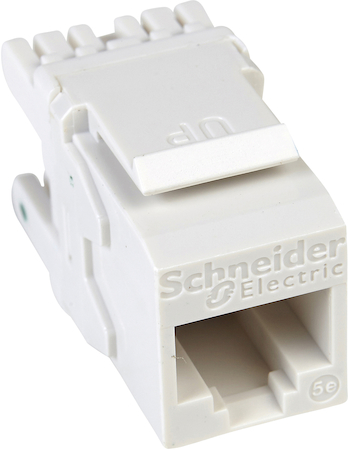 Schneider Electric DCEKYSTUWT Модуль RJ45 Keystone Кат.5е UTP Белый