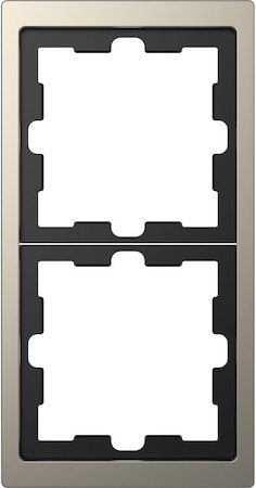 Schneider Electric MTN4020-6550 MERTEN D-Life РАМКА 2-постовая, НИКЕЛЬ