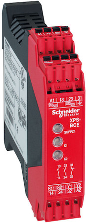 Schneider Electric XPSBCE3110C МОДУЛЬ БЕЗОП 2 СТОРОНН УПР 24В=/~ ПРУЖ