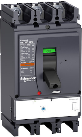 Schneider Electric LV433644 3П АВТОМ.ВЫКЛ. MIC1.3M 320A NSX400HB2 (100кА при 690B)