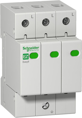 Schneider Electric EZ9L33345 ОГРАНИЧИТЕЛЬ ПЕРЕНАПР. EASY9 3П 45кА 400В =S=