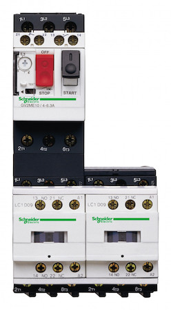 Schneider Electric GV2DM210M7 КОМБИНИРОВАНЫЙ ПУСКАТЕЛЬ РЕВЕРСИВНЫЙ.4-6,3А. ЦЕПЬ УПРАВЛЕНИЯ 220B.50/60ГЦ