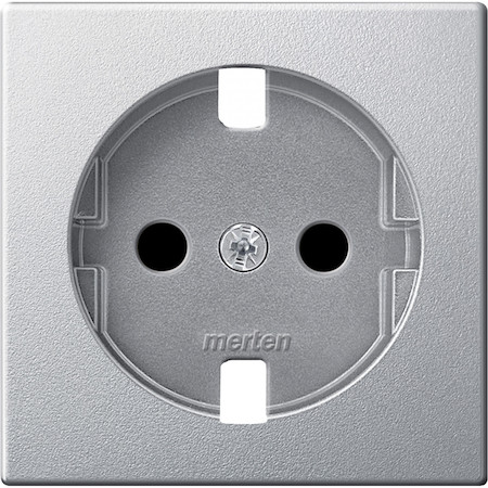 Schneider Electric MTN2331-0460 MERTEN ЦЕНТР.ПЛАТА д/мех-ма розетки б/усиленной защиты, АЛЮМИНИЙ, QF SM