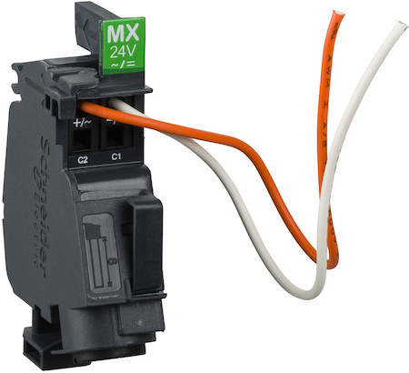 Schneider Electric LV426861 РАСЦЕПИТЕЛЬ НАПРЯЖЕНИЯ MX 24В AC/DC NSXm С ПРОВ.