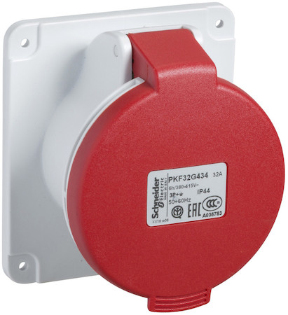 Schneider Electric PKF16G434 РОЗ СКР УСТ ПРМ ВИНТ 16А 3P+E IP44 380В