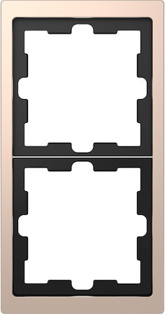 Schneider Electric MTN4020-6551 MERTEN D-Life РАМКА 2-постовая, ШАМПАНЬ