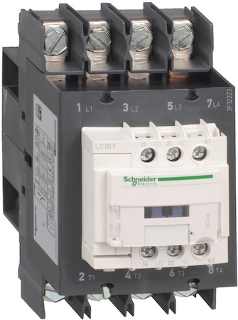 Schneider Electric LC1DT80A6RD 4Р КОНТАКТОР 415В 80 A 415В DC