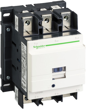 Schneider Electric LC1D1506U7 КОНТАКТОР D 3Р, 150 A, НО+НЗ, 240V 50/60 ГЦ, ЗАЖИМ ПОД КОЛЬЦ. НАКОН.,