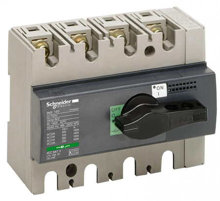 Schneider Electric 28913 ВЫКЛЮЧАТЕЛЬ-РАЗЪЕДИНИТЕЛЬ INS160 4P