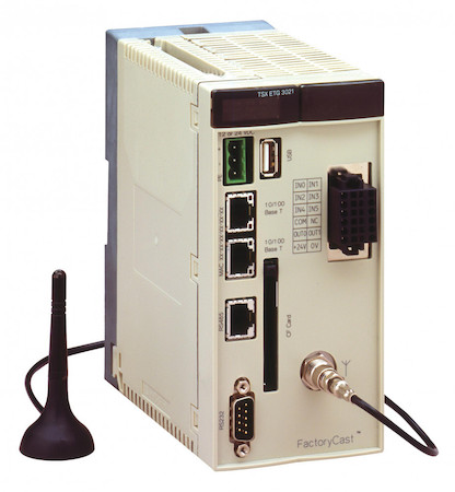 Schneider Electric TSXETG3021 МОДУЛЬ FC HMI GATEWAY С GSM-МОДЕМОМ