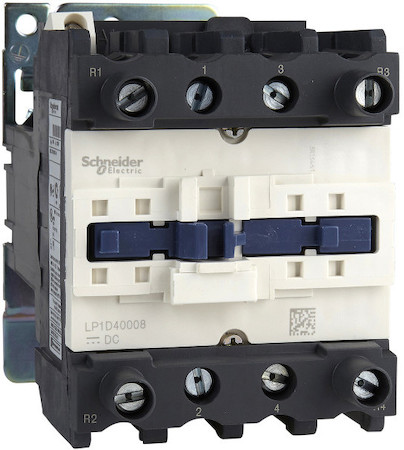 Schneider Electric LP1D40008BW КОНТАКТОР D 4Р(2НО+2НЗ),AC1 60A,24V DC