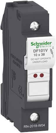 Schneider Electric DF101V РАЗЪЕДИНИТЕЛЬ-ПРЕДОХРАНИТЕЛЬ 32A.С УКАЗАТЕЛЕМ СРАБАТЫВАНИЯ 1Р.10Х38