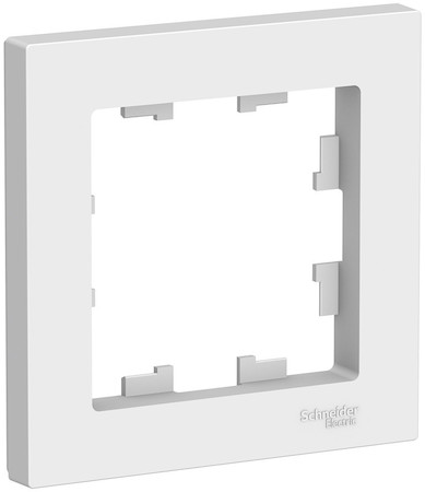 Schneider Electric ATN000101 ATLASDESIGN 1-постовая РАМКА, БЕЛЫЙ