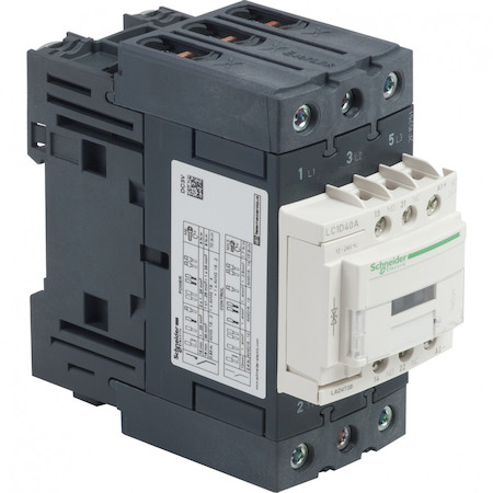 Schneider Electric LC1D40ABD 3P КОНТАКТОР EVERLINK AC3 440В 40A КАТУШКА УПР. 24В DC