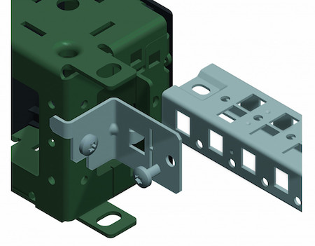 Schneider Electric NSYSPCR ОПОРА ДЛЯ УСТАНОВКИ ПОПЕРЕЧНЫХ РЕЕК НА ЦОКОЛЕ