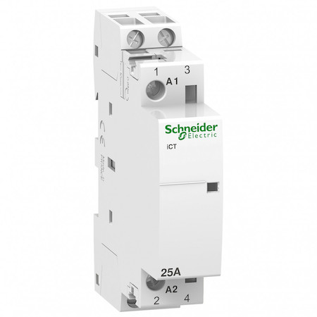 Schneider Electric A9C20732 МОДУЛЬНЫЙ КОНТАКТОР iCT25A 2НО 230/240В АС 50ГЦ