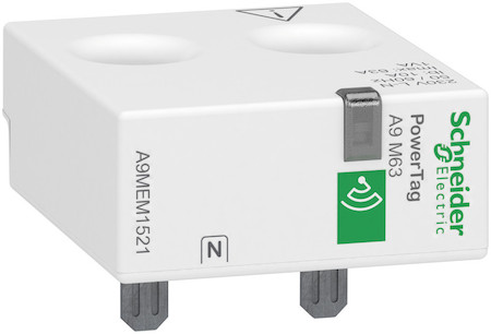 Schneider Electric A9MEM1521 БЕСПРОВОДНЫЙ ДАТЧИК ACTI9 POWERTAG 63А 1P+N / 2P ВЫШЕ АППАРАТА =S=