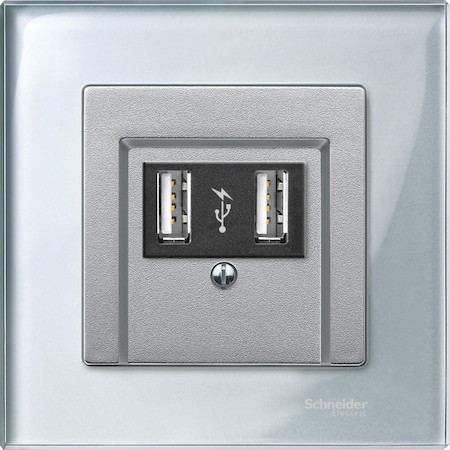 Schneider Electric MTN4010-3260 MERTEN M-Elegance РАМКА стеклянная 1 пост, АЛМАЗ, SM