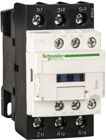 Schneider Electric LC1D326P7 КОНТАКТОР D 3Р,32 A,НО+НЗ,230V 50/60 ГЦ,ЗАЖИМ ПОД КОЛЬЦ. НАКОН.,