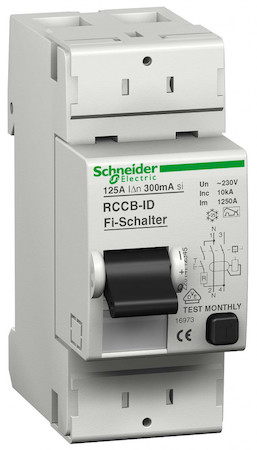 Schneider Electric 16973 ДИФФ.ВЫКЛ.НАГРУЗКИ ID 2П 125A 300МA тип Asi сверхпомехоустойчивый