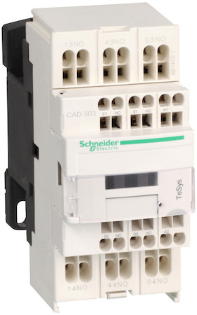 Schneider Electric CAD503FE7 ПРОМЕЖ. РЕЛЕ 115В 50/60ГЦ ПРУЖ.ЗАЖ.