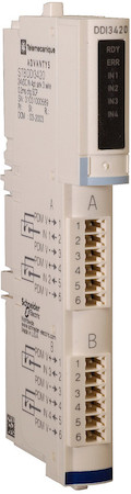 Schneider Electric STBDDI3420K Модуль дискр. вх. =24В, 4 канала, sink, 2x6pt, Size 1, Standard (комплект)