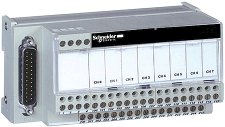 Schneider Electric ABE7CPA02 TELEFAST БАЗА НА 8 КАНАЛОВ ДЛЯ AEY*/ASY800 (SUB-D15)