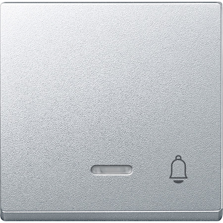 Schneider Electric MTN430860 MERTEN КЛАВИША с окошком д/свет.индикации и пиктогр"звонок", АЛЮМИНИЙ, SM