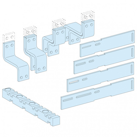 Schneider Electric 04490 КОМПЛ.ПОДС.ВЕРТ.СТ.NТ,4П 1600A