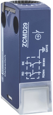 Schneider Electric ZCMD81L2 КОРПУС КОНЦ. ВЫКЛЮЧАТЕЛЯ, 2НЗ+2НО, КАБЕЛЬ 2М, МГН. СРАБ., ПОЗОЛОЧ. КОНТАКТЫ