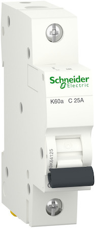 Schneider Electric A9K64125 Acti9 K авт. выкл. 1P 25A C 4,5 кА