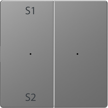 Schneider Electric MTN5226-6036 MERTEN D-Life PlusLink КЛАВИША 2-ная с S1/S2, пусто, НЕРЖ. СТАЛЬ, SD