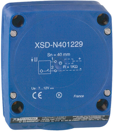 Schneider Electric XSDN401229EX ИНДУКТИВНЫЙ ДАТЧИК, ПРЯМОУГ., ДЛЯ ВЗРЫВООПАСНЫХ СРЕД