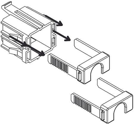 Schneider Electric XBTZGCLP2 КРЕПЛЕНИЕ ДЛЯ USB КАБЕЛЕЙ/MAGELIS XBT