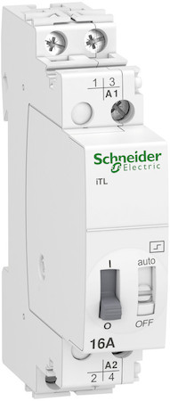 Schneider Electric A9C30812 ИМПУЛЬСНОЕ РЕЛЕ iTL16A 2НО 230В АС 50-60ГЦ 110В DC