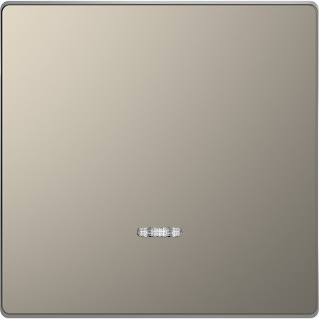 Schneider Electric MTN3320-6050 MERTEN D-Life КЛАВИША 1-ная с линзой для LED модуля, НИКЕЛЬ