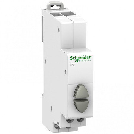 Schneider Electric A9E18035 КНОПКА УПРАВЛЕНИЯ iPB СЕРАЯ/СЕРАЯ 1НО/1НО