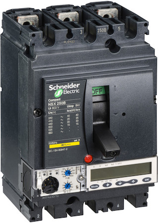 Schneider Electric LV431145 3П3Т АВТОМАТИЧЕСКИЙ ВЫКЛЮЧАТЕЛЬ MICROLOGIC 5.2A 250A NSX250B