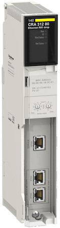 Schneider Electric 140CRA31200 Адаптер удаленного в/в RIO Ethernet